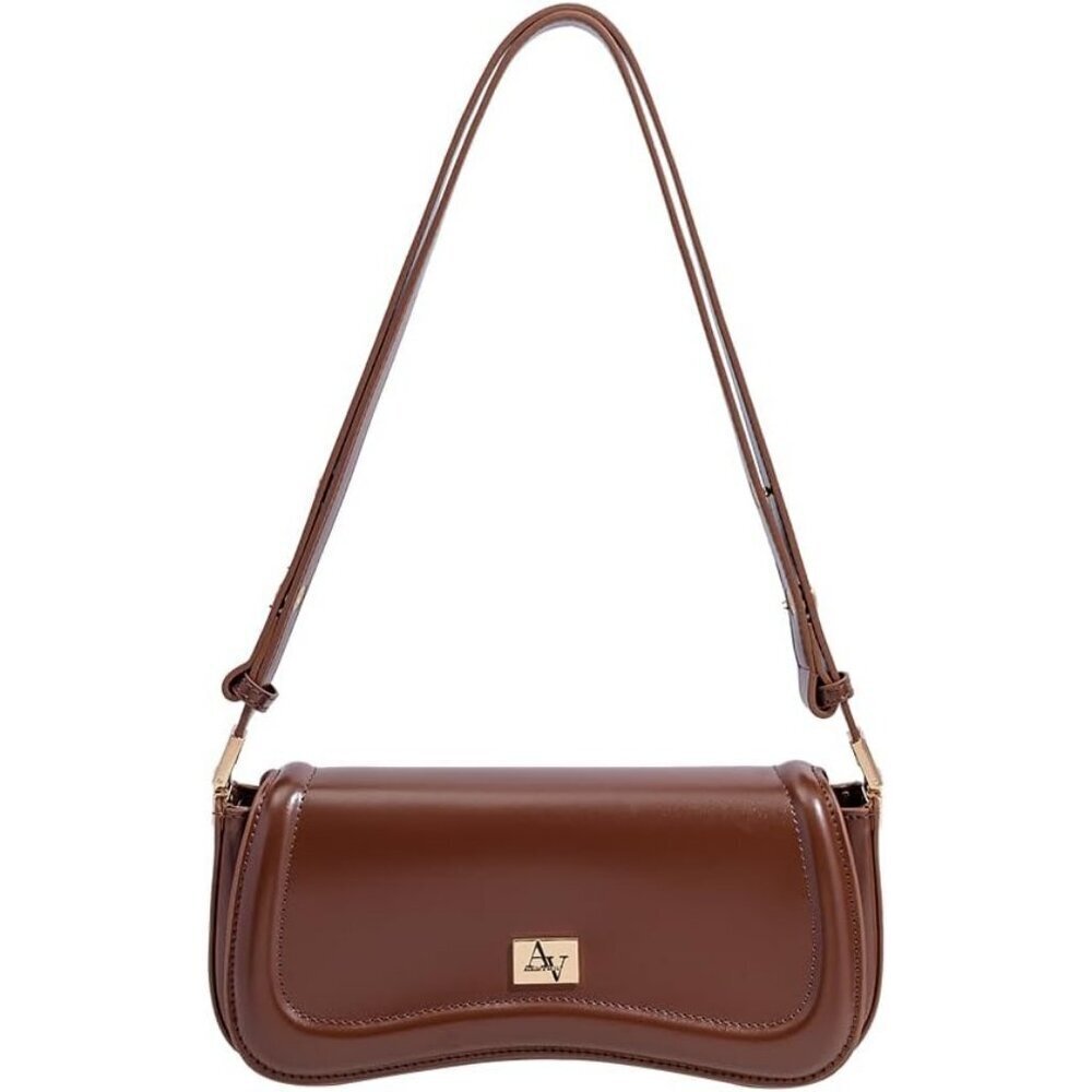 Women's Brown Joy Shoulder Bag Ladies Fashion Handbag for Daily & Travel Use